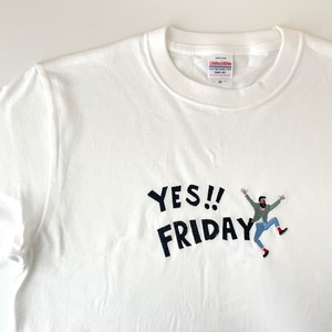◆T様オーダー品◆刺繍Tシャツ【FRIDAY／18:00】T-426