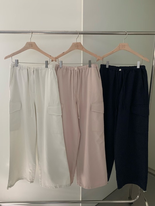 (予約) pretty young thing / Letter cargo pants 3color　