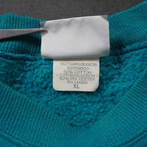 90s Lee sweatshirt solid Teal XL 古着