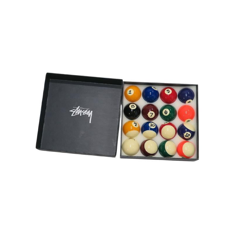 新品同様 STUSSY ステューシー x JAPER BEES BILLIARD BALLS 16ボール