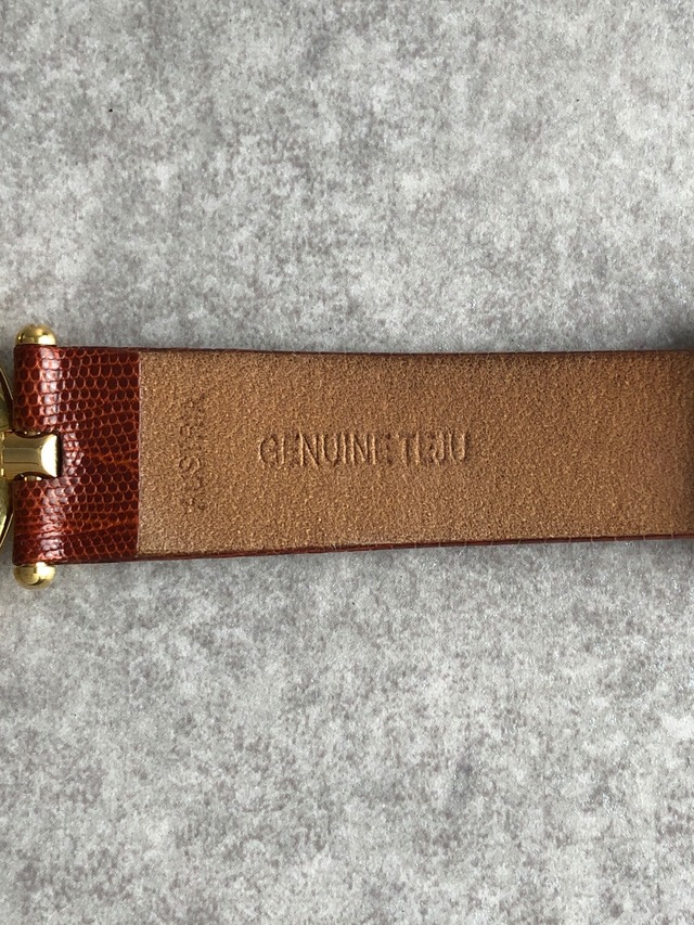 Christian Dior クリスチャン ディオール ステンレススチール ゴールド×ブラウン ローマ文字 レザー 3063 vintage ヴィンテージ オールド mwcd5p