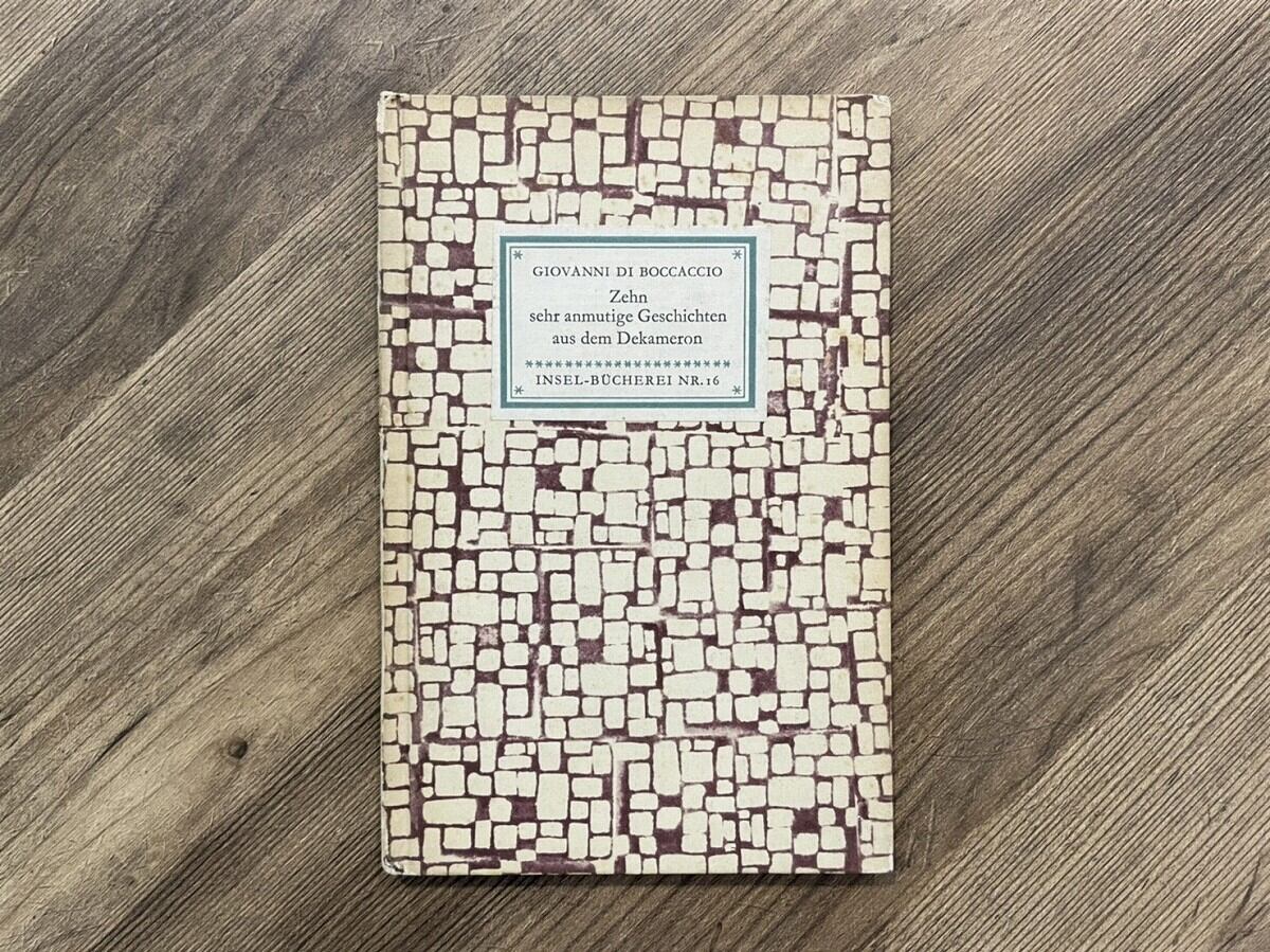 【PV212】【Insel-Bücherei Nr.16】Zehn sehr anmutige Geschichten aus dem Dekameron