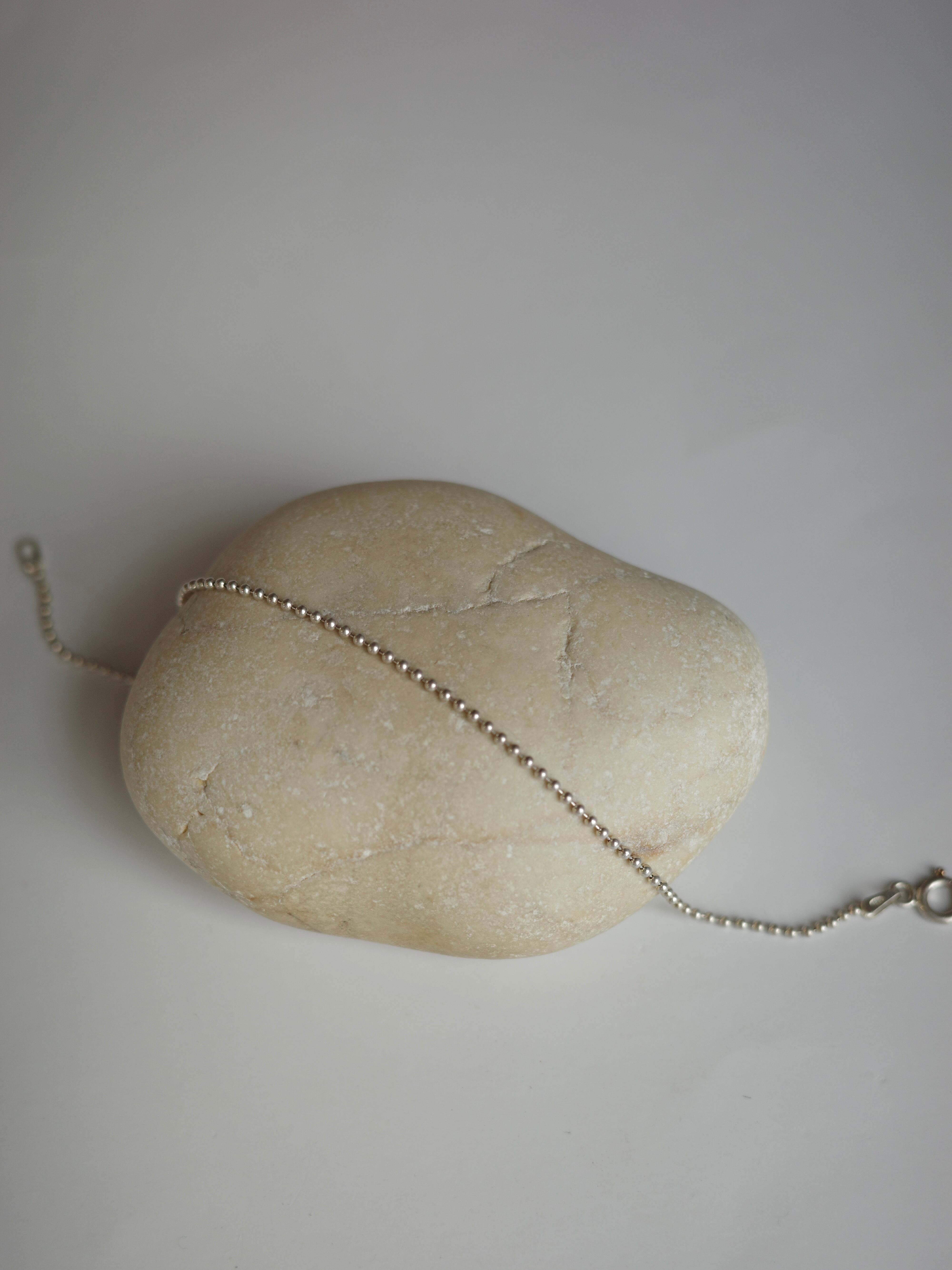 〈vintage silver925〉ball chain bracelet