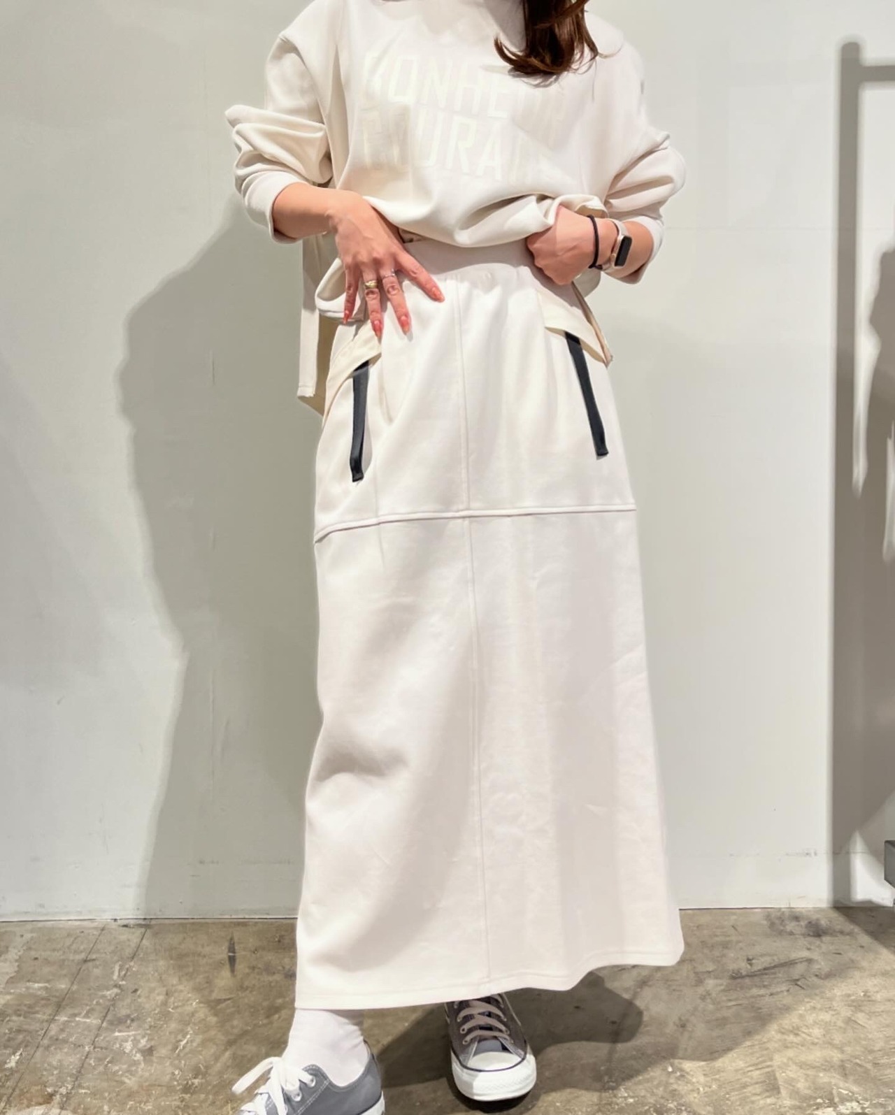 ルギバ lugiva tokyo ポンチバックフレアスカート