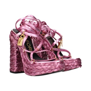 TOM FORD トムフォード レディース サンダル レザー ピンク