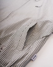 【#Re:room】ORANGE FLOWER EMBROIDERY STRIPE JACKET［REJ146］