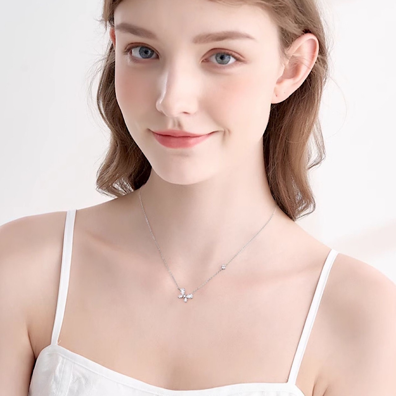 ペンダント おしゃれ クリア 蝶々 ネックレス - 6