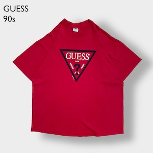 【GUESS】90s USA製 ロゴ プリント Tシャツ ゲス ヴィンテージ 1995 L 半袖 OLD US古着