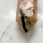 クレイジーアゲート(クレイジーレースアゲート)タワー*レース模様*天然石ポイント*T12