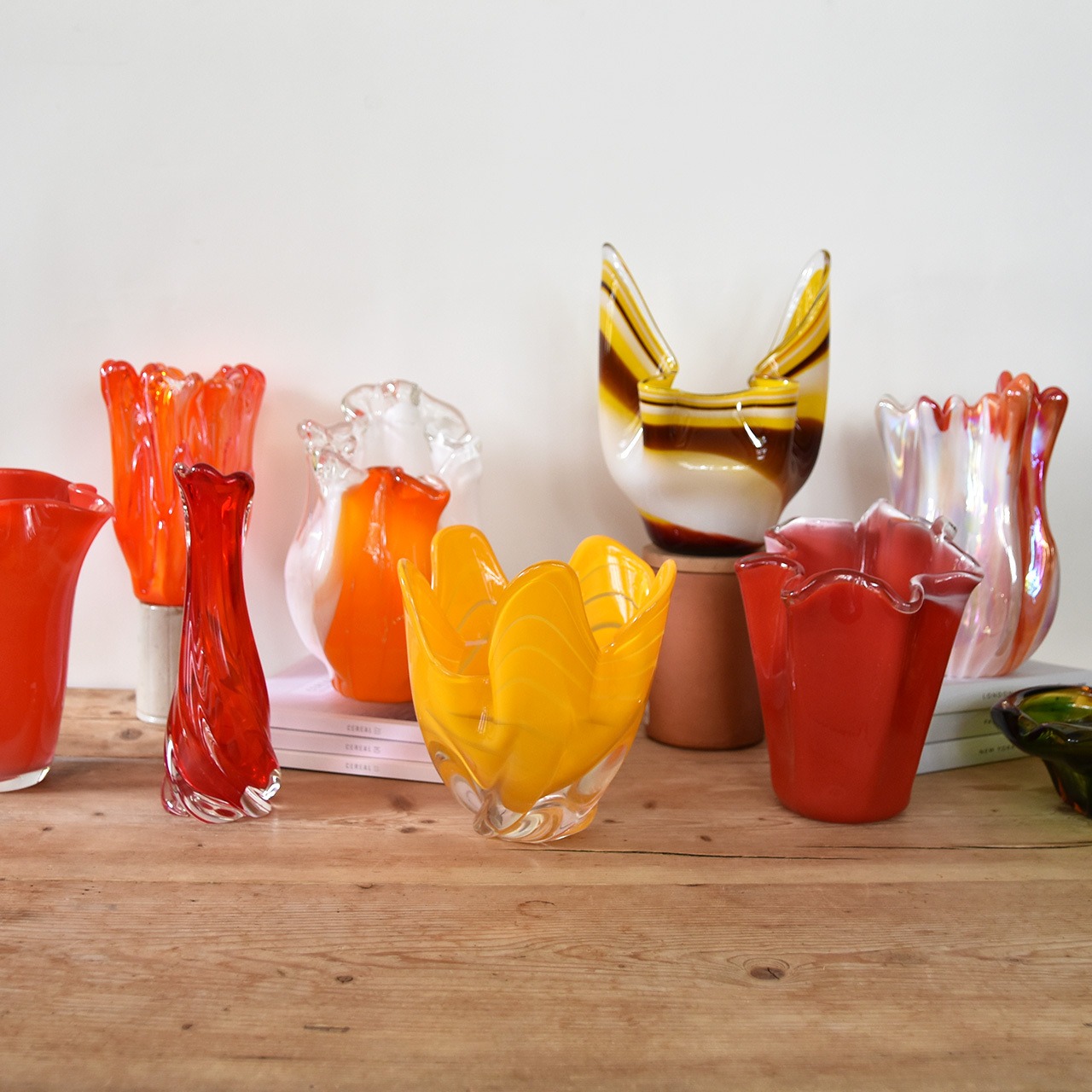 Glass Flower Vase / ガラス フラワーベース (花瓶) / GV-006