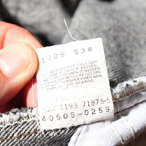 極美品 40×30 Levi’s 505 先染め USA ブラックデニムパンツ