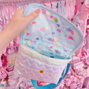 【K6】87-32ハートキルティングポシェット