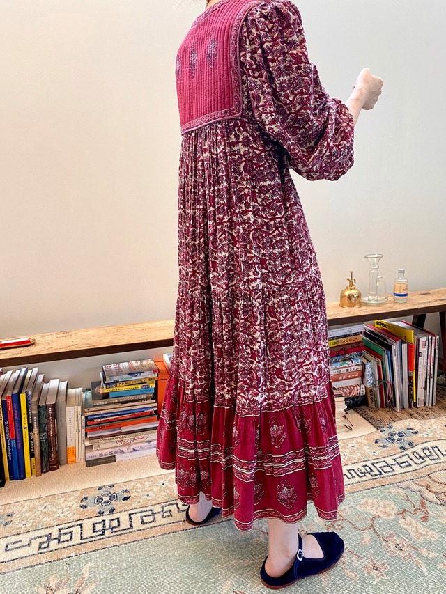 Indian Cotton Dress (RED)