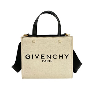 GIVENCHY ジバンシィ 2WAYバッグ ミニトートバッグ キャンバス×レザー 8777-202210