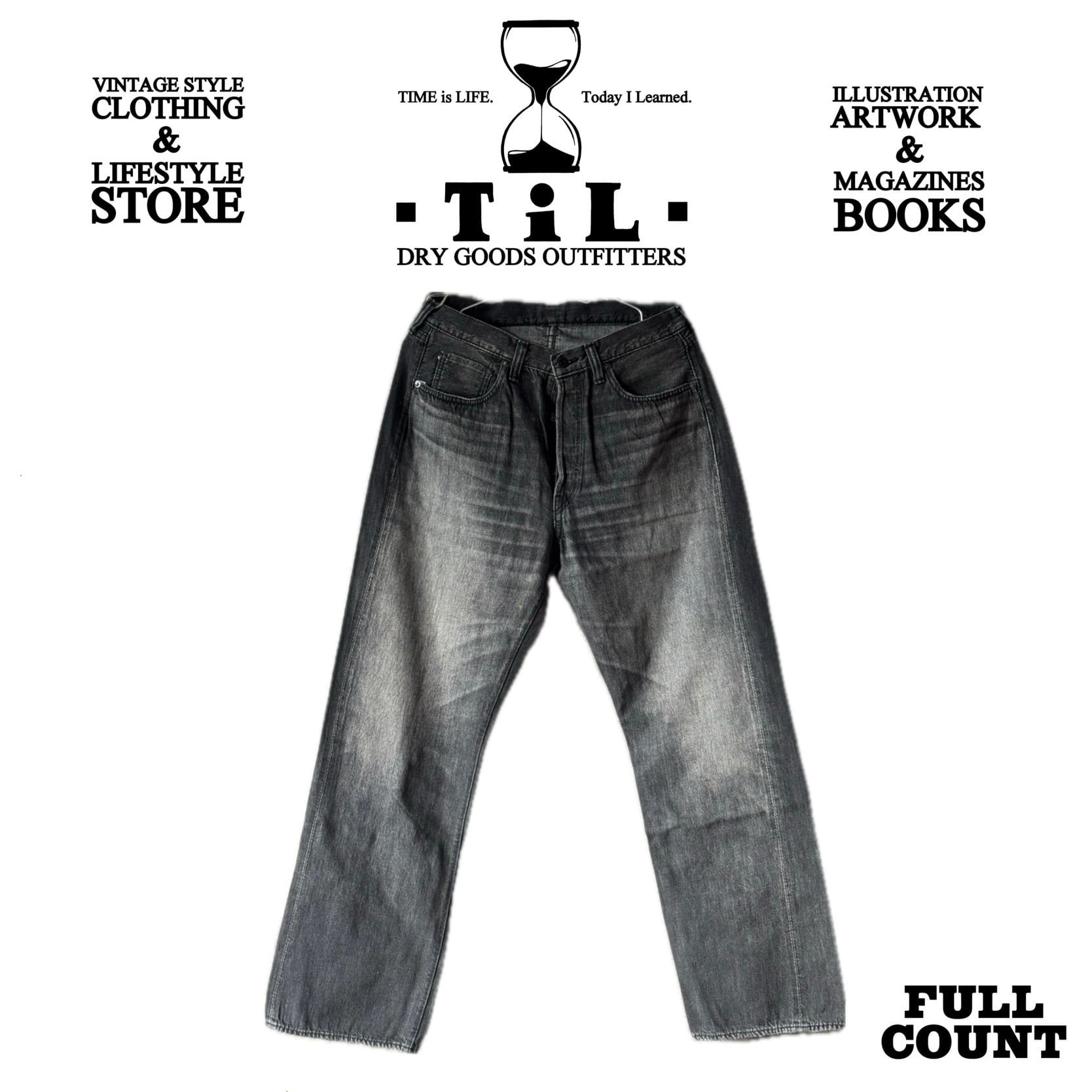 FULLCOUNT 0105SSW Wide Denim (Super Smooth)(One Wash) | TiL (ティル）