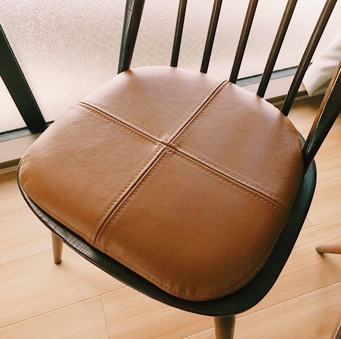 ERCOL Vintage Leather Chair Pad（アーコール チェアパッド