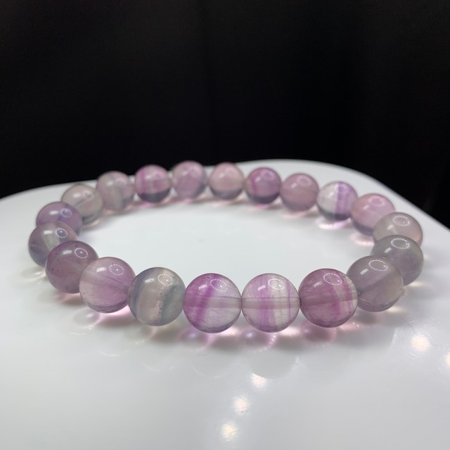 f28可愛い色合いフローライトブレスレット