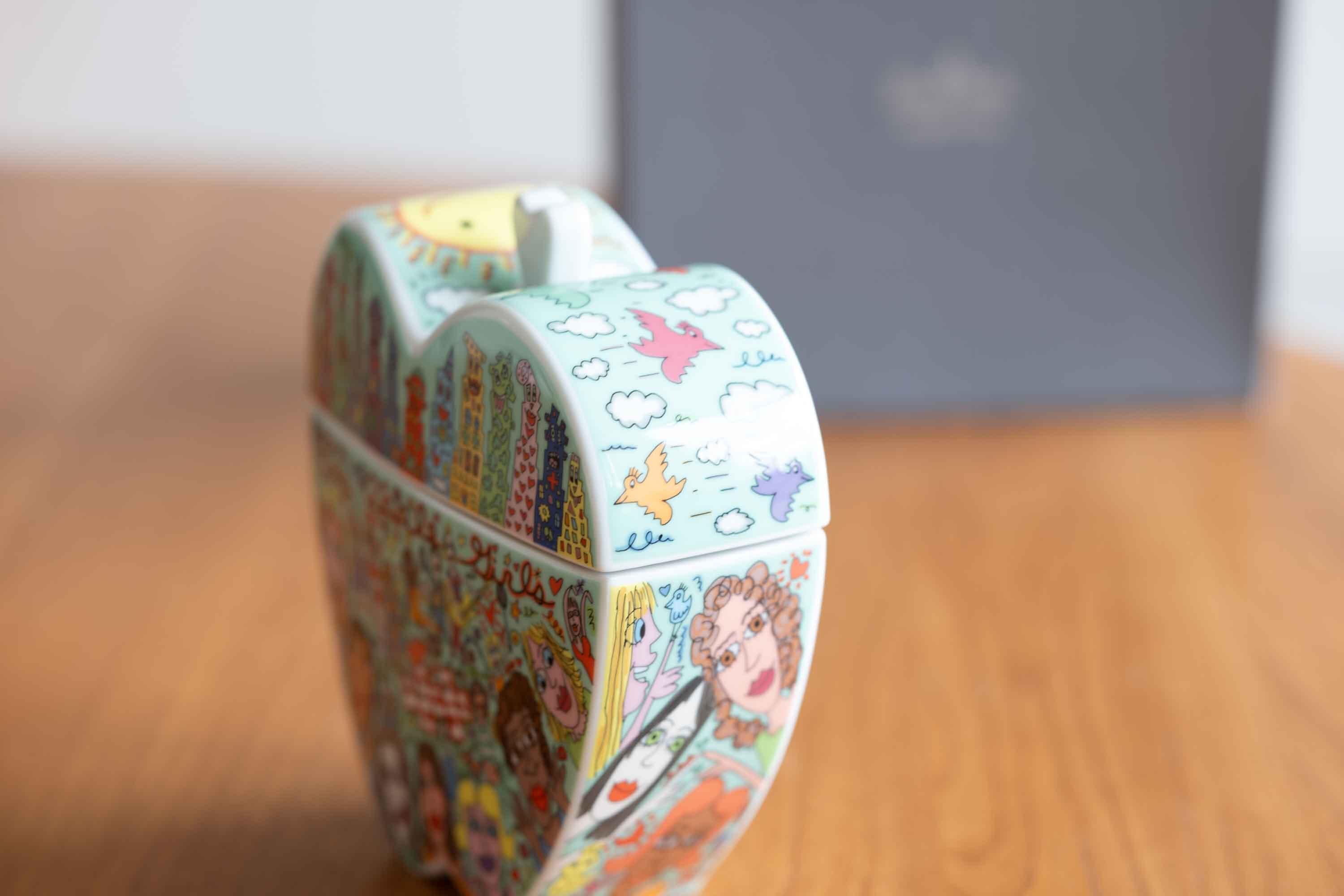 james rizzi ローゼンタール の置物 James Rizzi ジェームス・リジィ デザイン- BIG APPLE GIRLS - 2002年