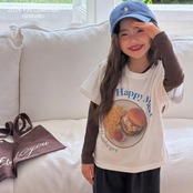 【取寄/韓国直送】ninibello （Mom）ハッピーミールTシャツ｜夏服｜韓国子供服｜26/AT
