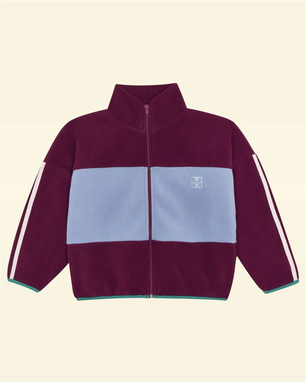 【THE CAMPAMENTO KIDS】BURGUNDY POLAR SWEAT