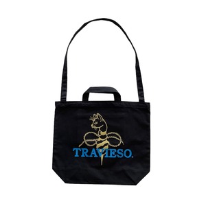 Onesize Travieso 2way Tote Bag Black × Blue