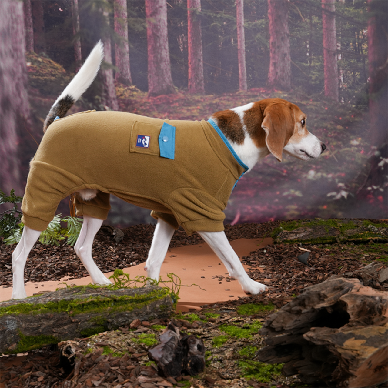 〈PUPPYGALLERY公式〉ハイキングフリースオールインワン M-XL