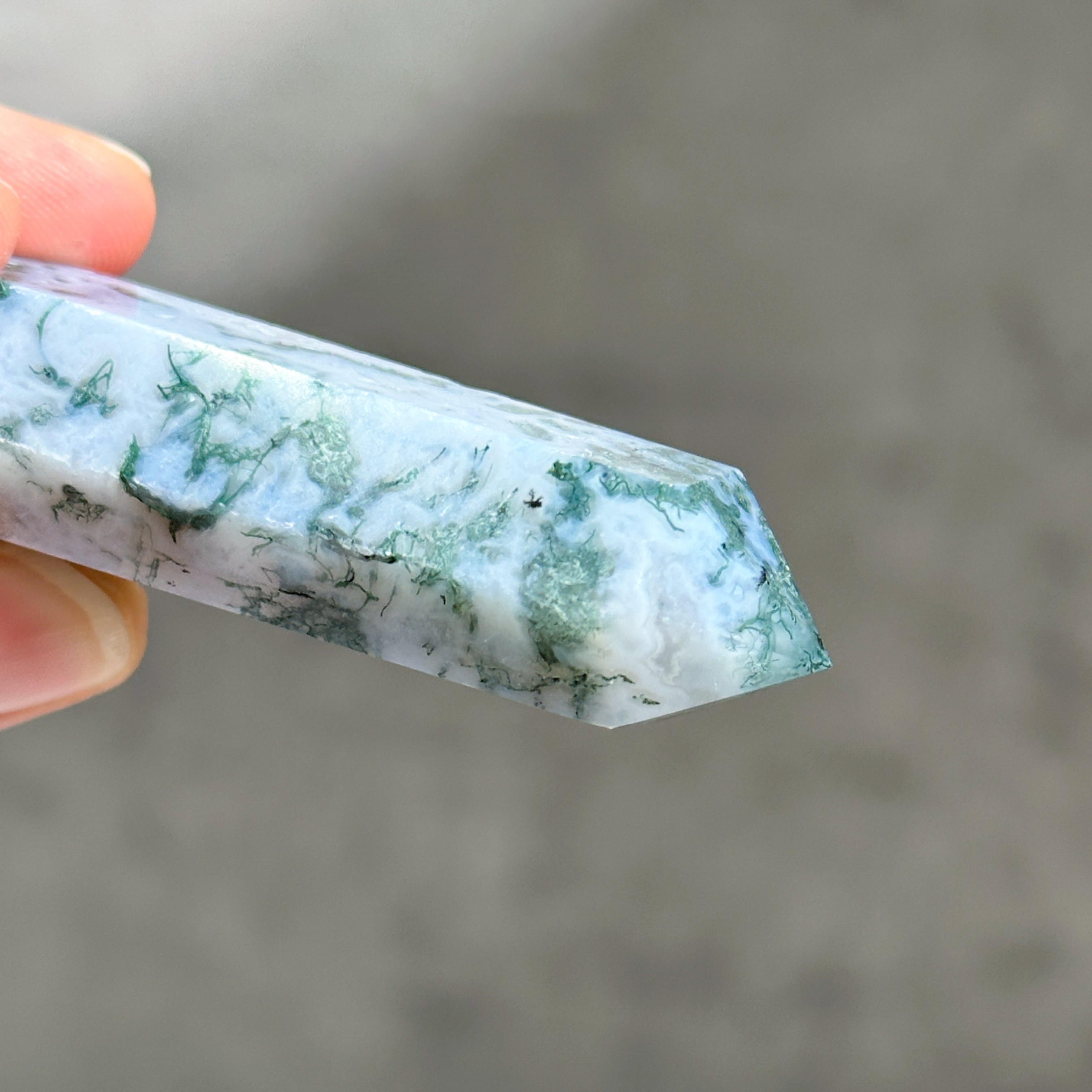 モスアゲート タワー11◇ Moss Agate ◇天然石・鉱物・パワーストーン