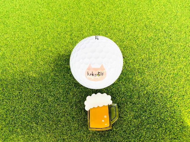ゴルフマーカー・ビール (マグネットタイプ)
