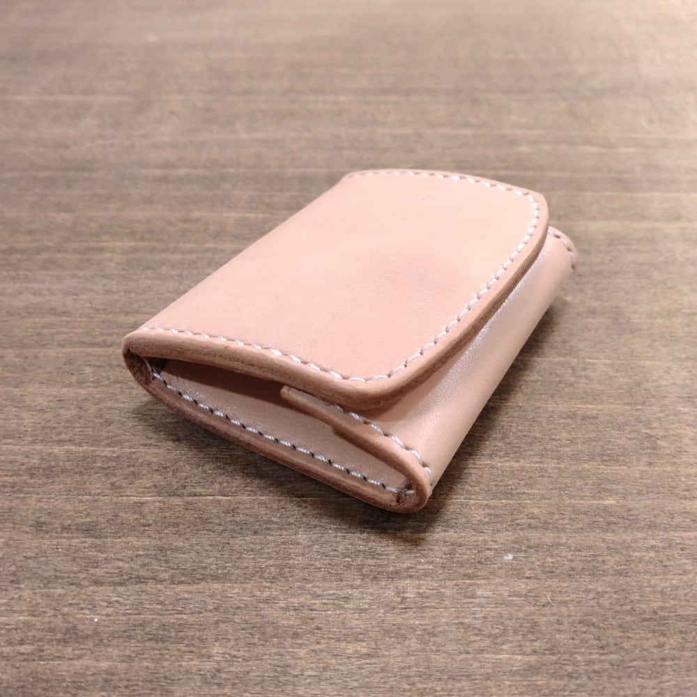 ボックス型 コインケース 小銭入れ ヌメ革 ナチュラル WT-CCBOX ボックス型 コインケース 小銭入れ ヌメ革 ナチュラル WT-CCBOX
