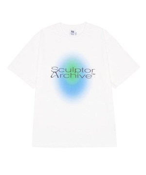 [SCULPTOR] Colour Archive Logo Tee White