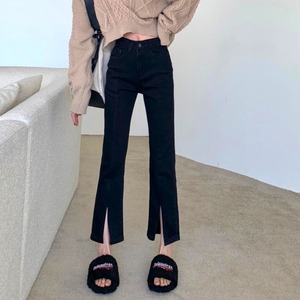 フロントスリット デニムパンツ 2color フロントスリット デニムパンツ 2color