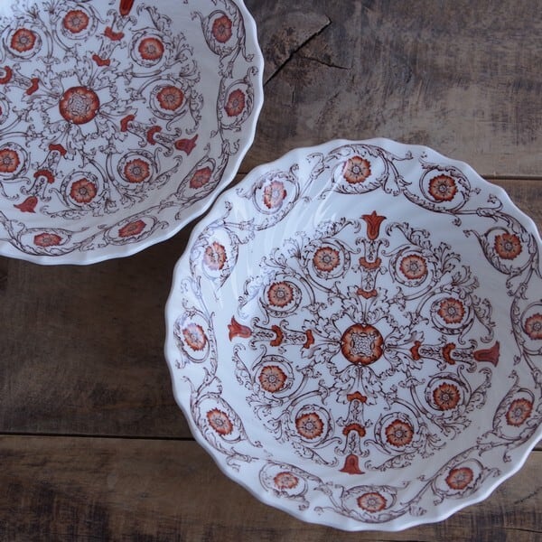 メリタMelitta ビンテージ大皿中皿2枚づつ4枚セット