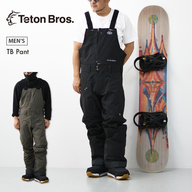 TETON BROS.  [ティートンブロス] TB Pant [TB253-020] ティービーパンツ・ビブパンツ・ハイキング・トレッキング・防水通気・耐摩耗・ストレッチ・C6撥水・MEN'S [2025AW]