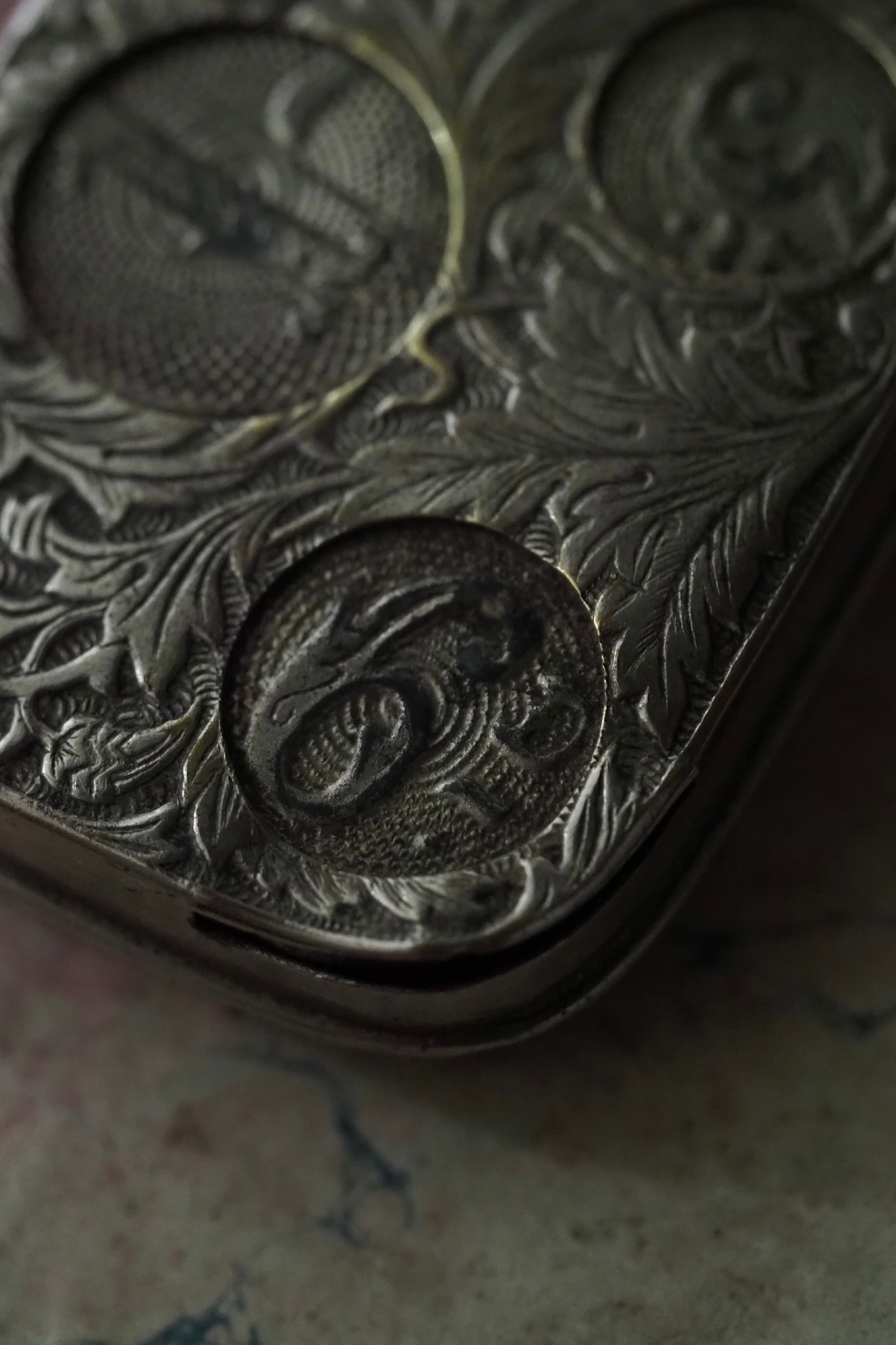 イギリス バネ式コイン入れ-antique coin holder | アンティーク