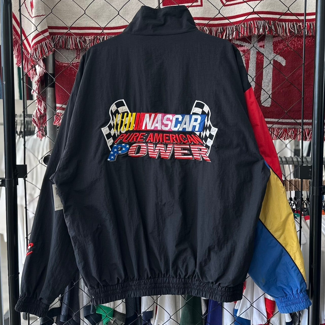 90s- レーシング系 ナスカー ナイロンジャケット ジップアップ 刺繍 ...