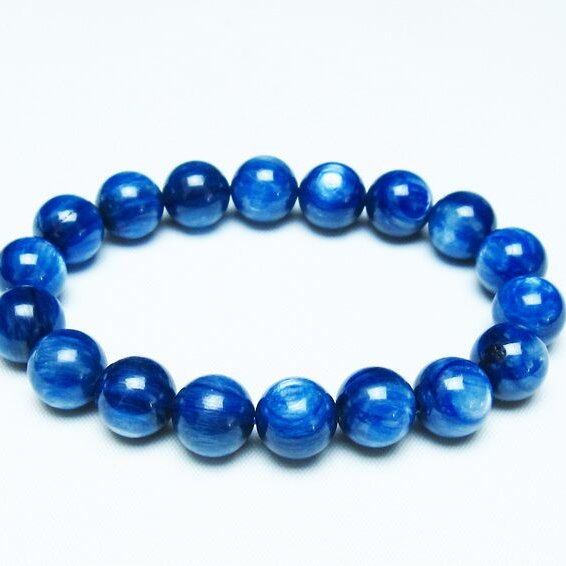 カイヤナイト ブレスレット 11mm 一点物 メール便可 [M便 1/10] 111-48111