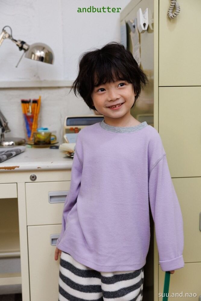 取寄:ANDBUTTER ボンボン配色Tシャツ※送料無料