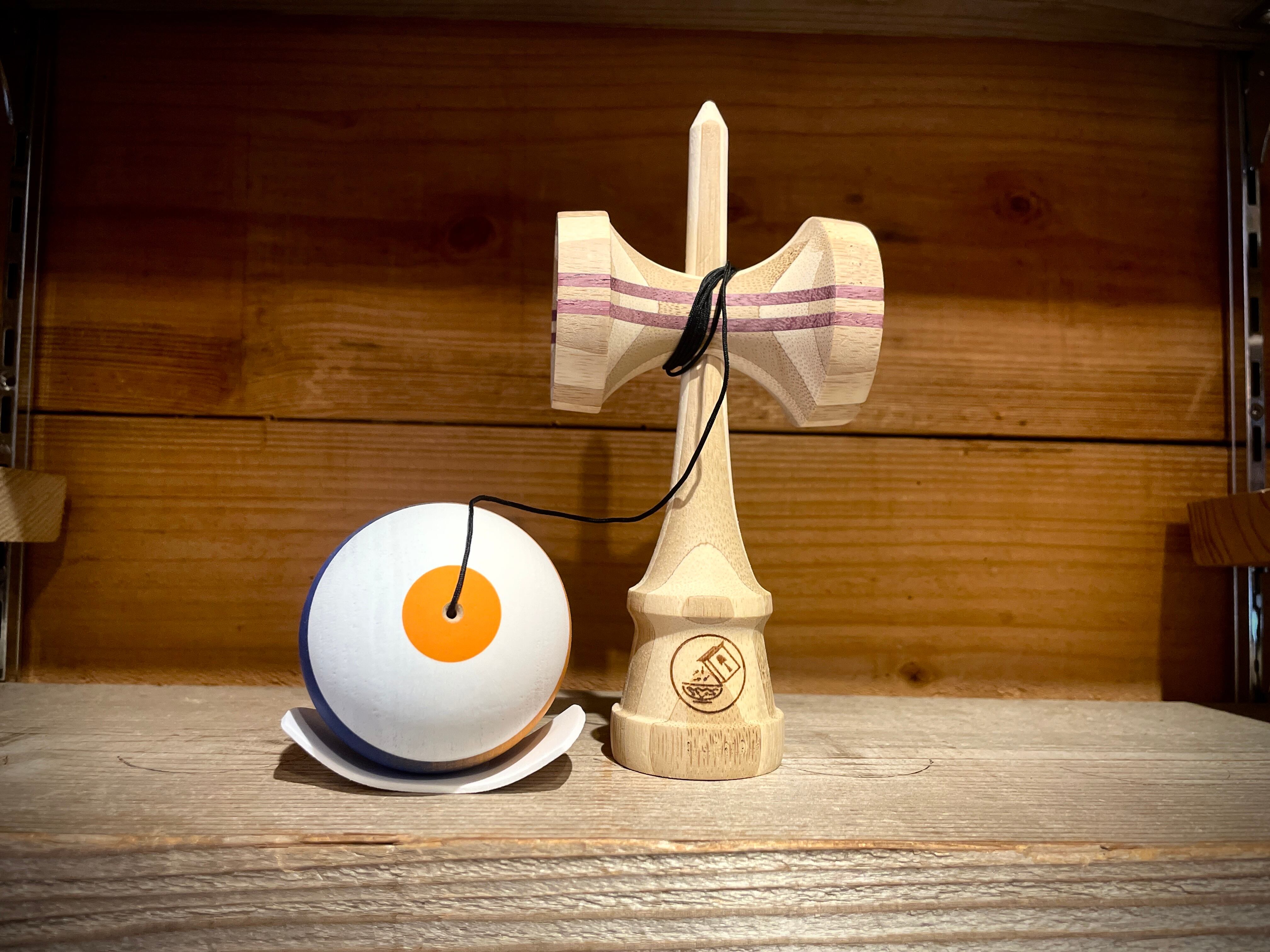 Cereal Kendama Fanta orange Ascent 2 Shape けん玉※ 巾着袋無しの