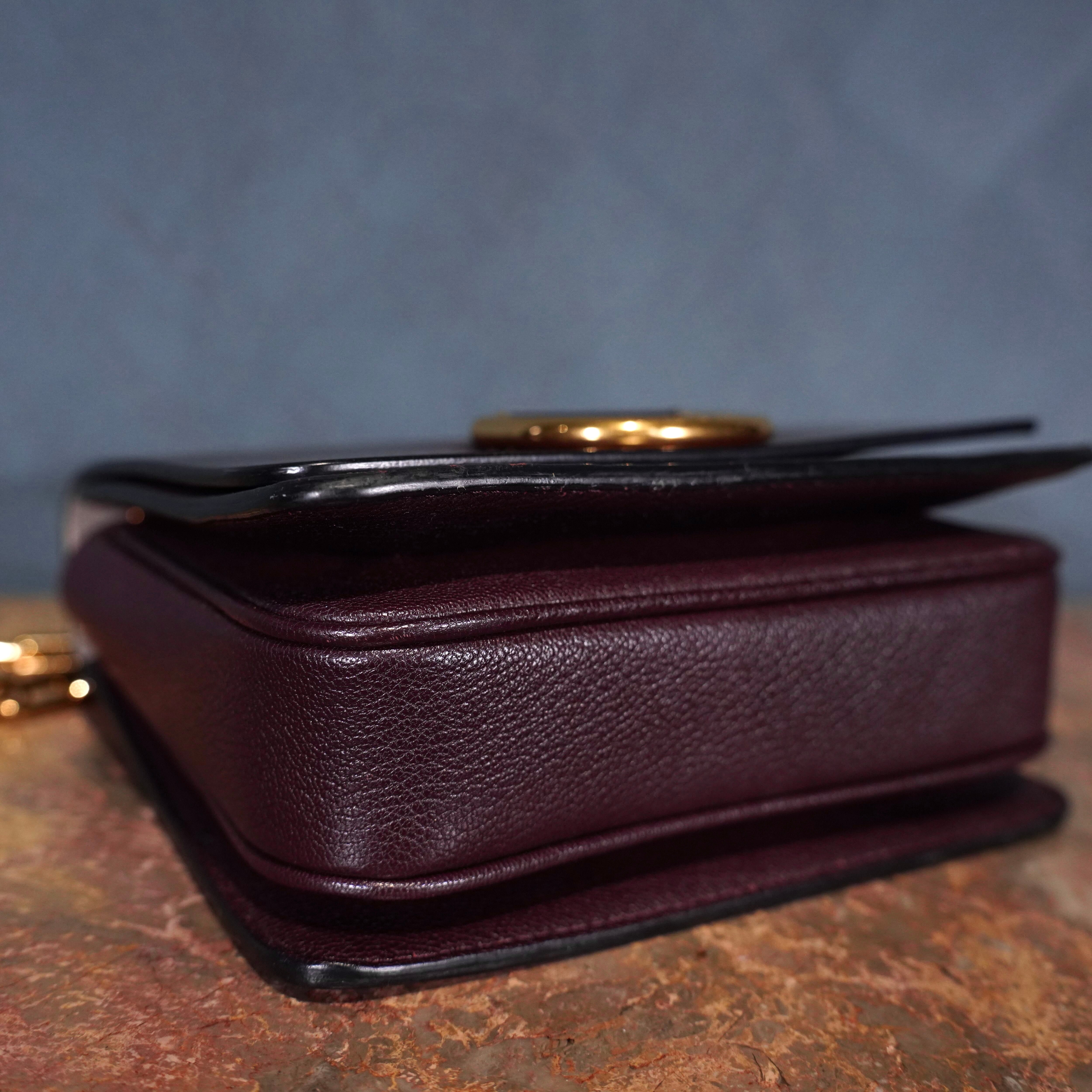 BURBERRY BRIDLE LEATHER CHAIN SHOULDER BAG/バーバリー BURBERRY BRIDLE LEATHER CHAIN SHOULDER BAG/バーバリー
