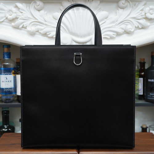 Maison d' Artisan  Noble（ノーブル）ラストサンプル製作分　トートバッグ　ボックスカーフブラック