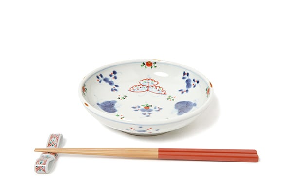 有田焼 福珠窯 天啓花蝶4.5寸深皿 4枚セット 天啓花蝶4.5寸深皿 | 福珠窯ファクトリーショップ