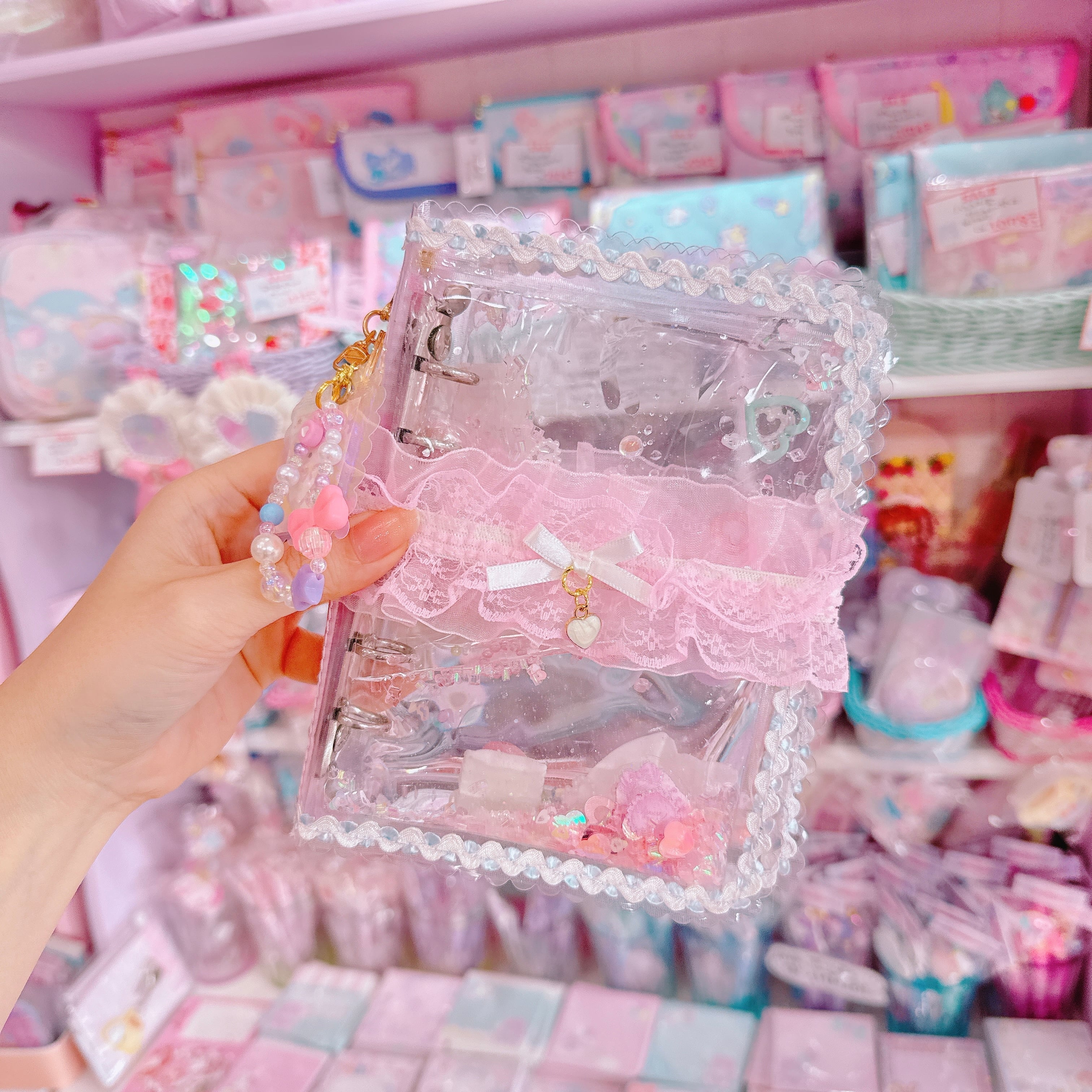 【K2】81-6ウォーターA7シール帳（６穴）