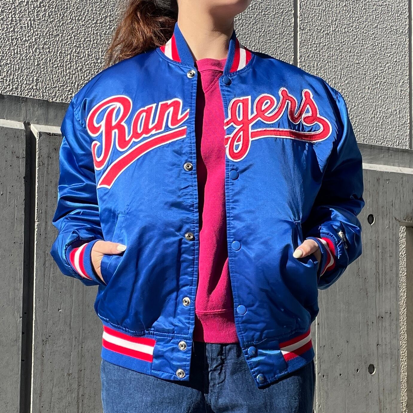  1980年公式チームアメリカスタジャン STARTER 1980's Nylon Stadium jumper SizeM | HOLIDAY WORKS