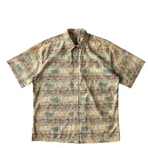 USED Aloha shirt /  TORI RICHARD  / size L
