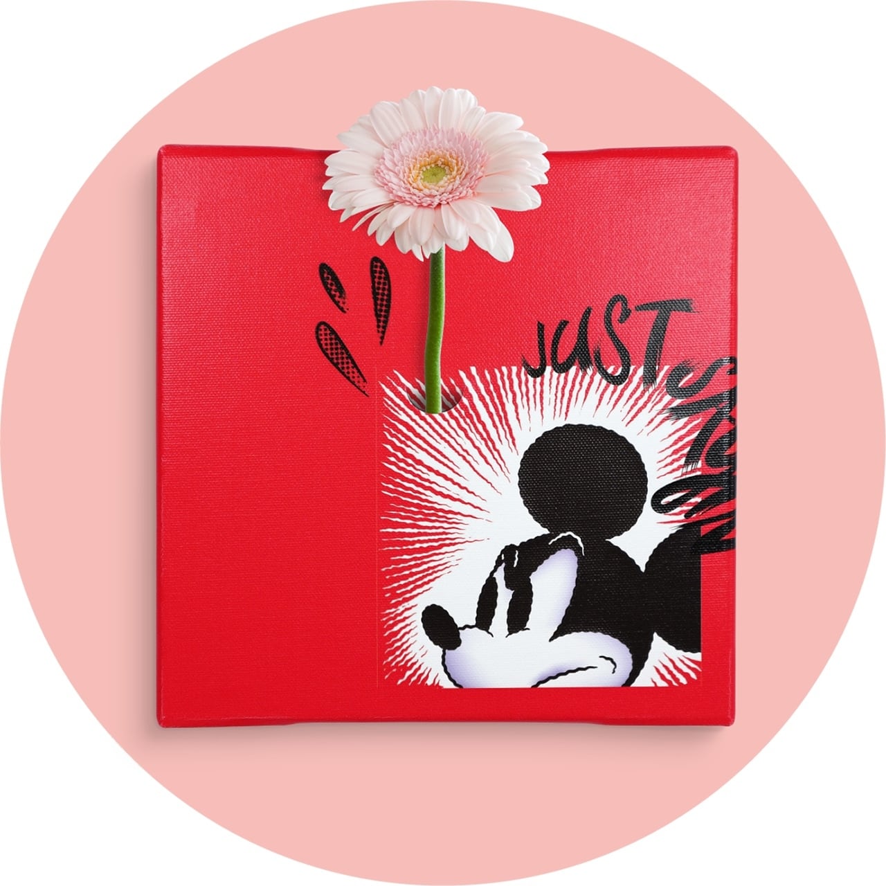 ミッキーマウス | IKEBANA ARTDECO /「一輪挿し × アートパネル