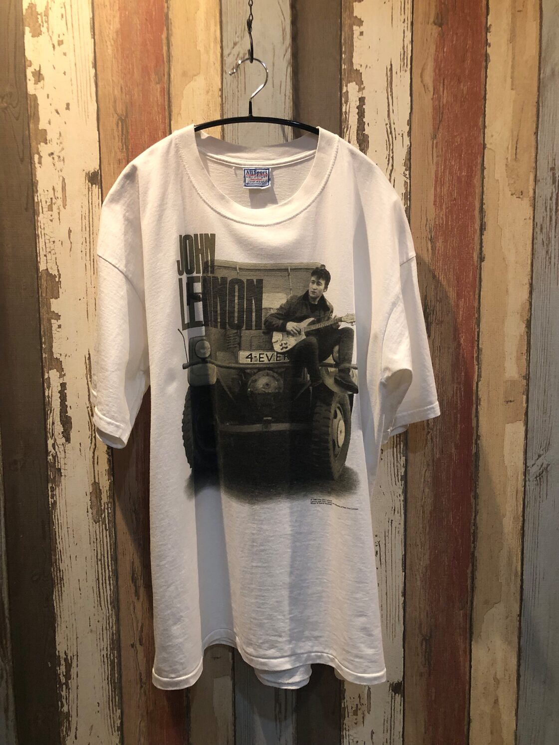 90s John Lennon ジョンレノン Tシャツ Beatles XL