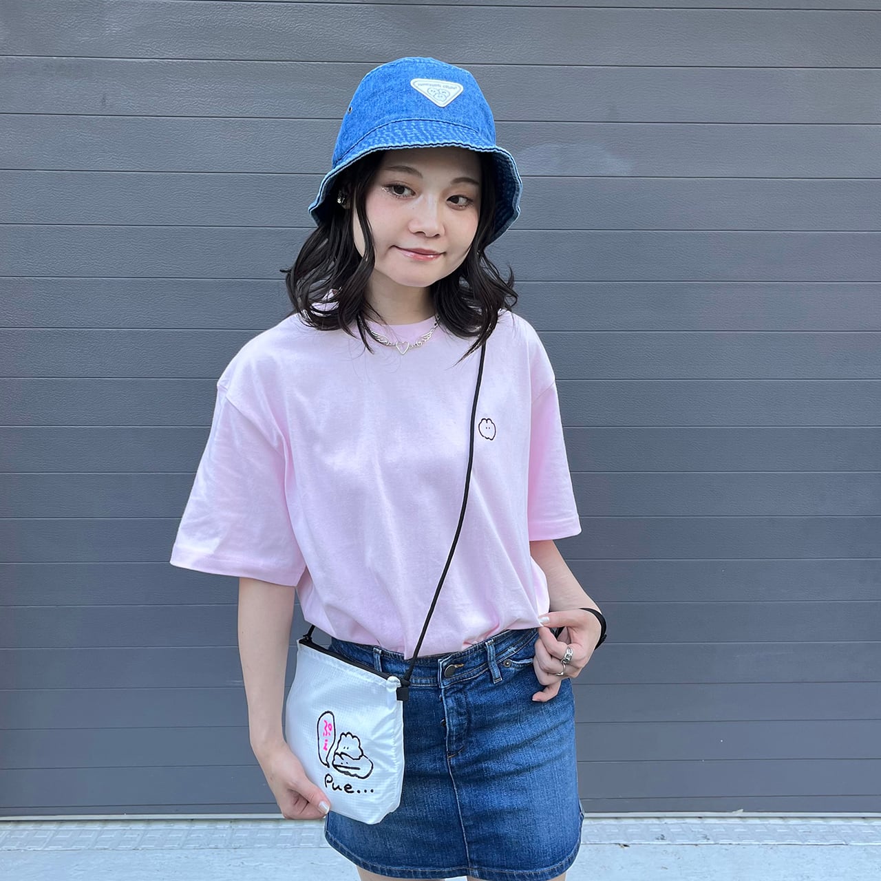 再販】No Nadenade No Life Tee/ピンク(MK-488) | もくもくちゃん公式