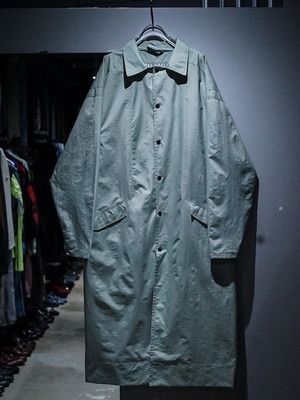 【add (C) vintage】"CASPER MORCH" Panel Swiching Design Long Nylon Coat