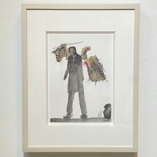 青野文昭｜《なおす・集積・連鎖・地縛「背負うものと男の像」2025》