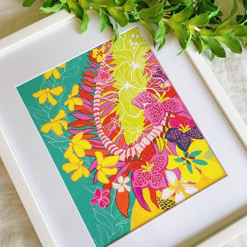 11×14インチ アート レイ / Suzanne Jennerich HAWAII スザンヌ・ジェネリック